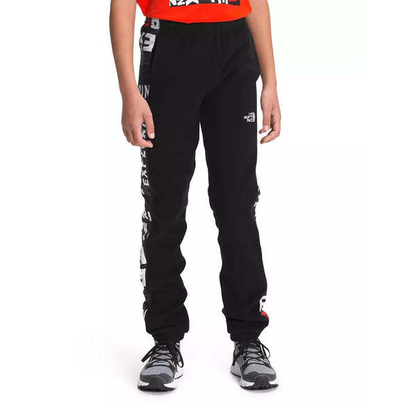 The North Face Boys Freestyle Fleece Jogger Pant in Black Size Large | Cotton | - Picture 1 of 3